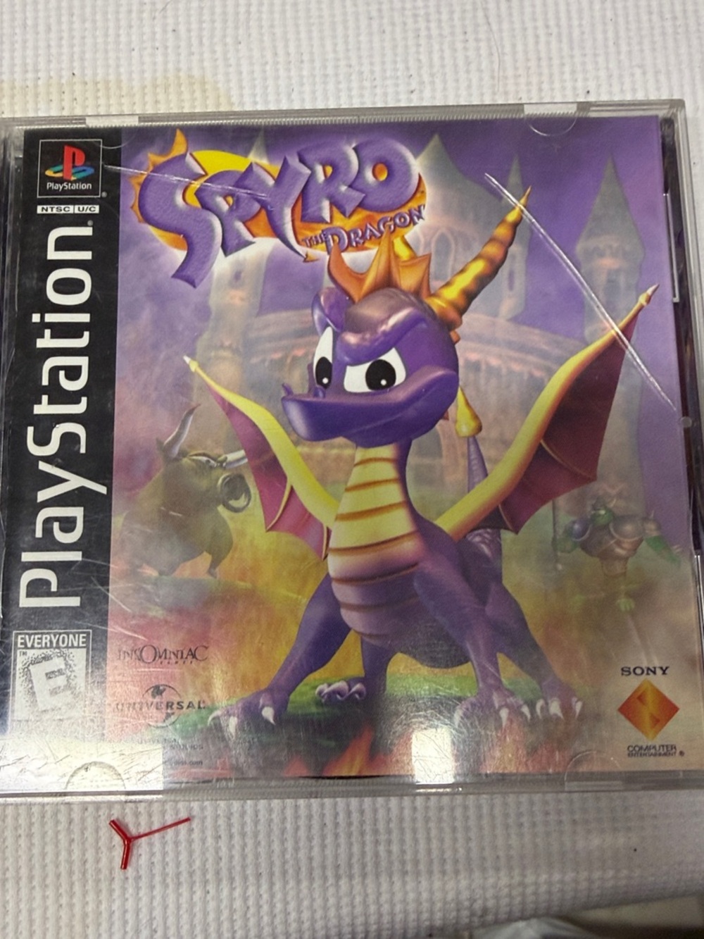 Sony PlayStation Spyro the Dragon - PS1 codes game complete with book